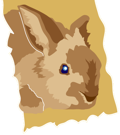 woodlands paint rabbit