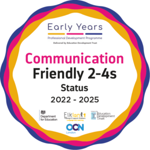 EYPDP Communication Friendly for 2-4s Status Digital Logo